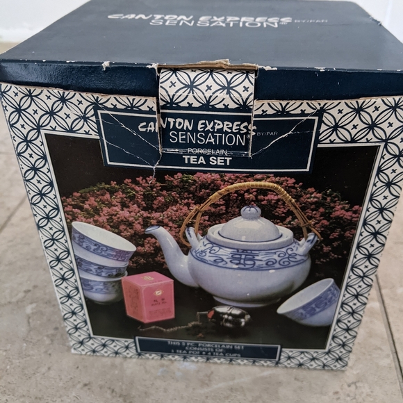 Porcelain Tea Set - Picture 2 of 3